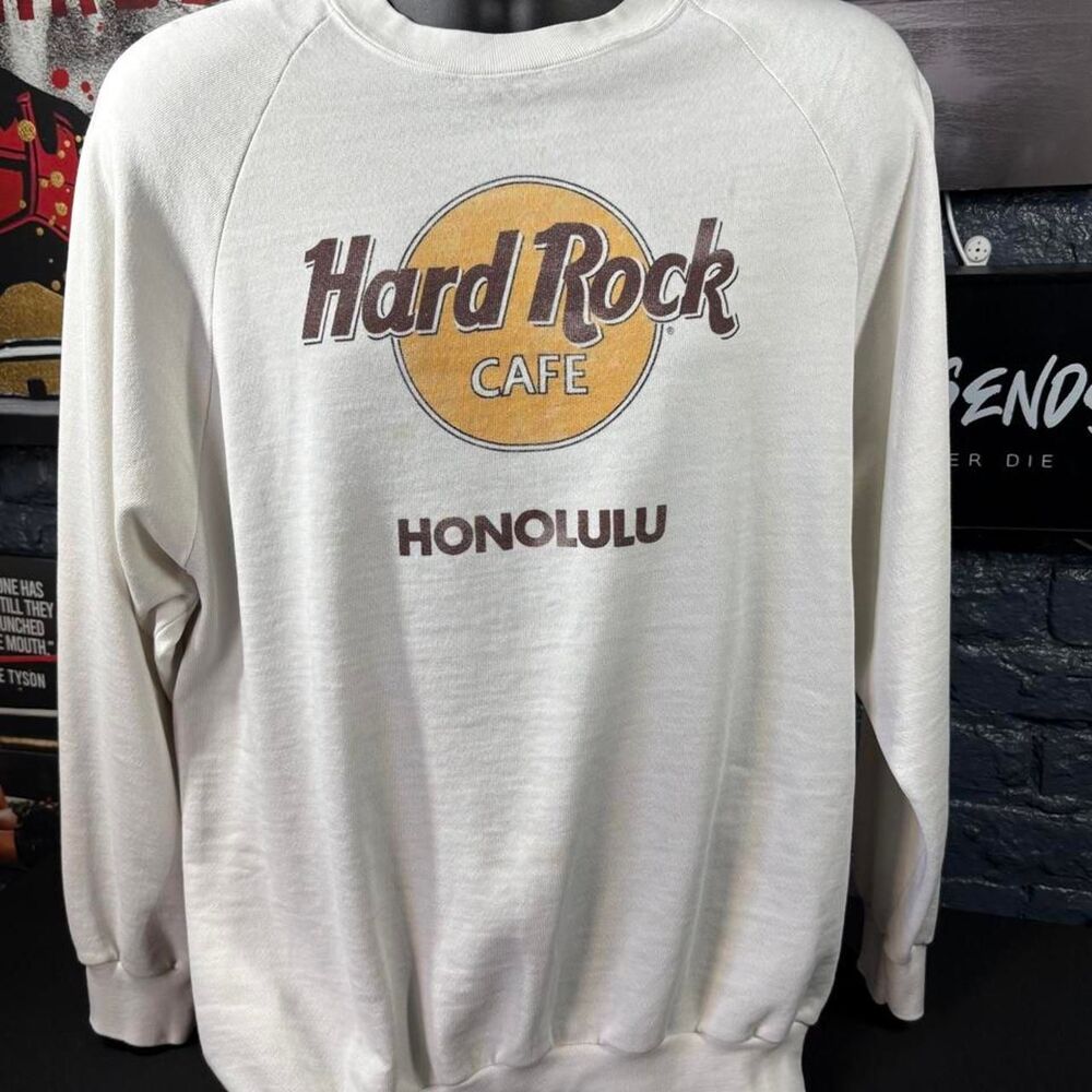 Vintage Hard Rock Cafe - Honolulu Hawaii Crewneck Sweatshirt - Medium